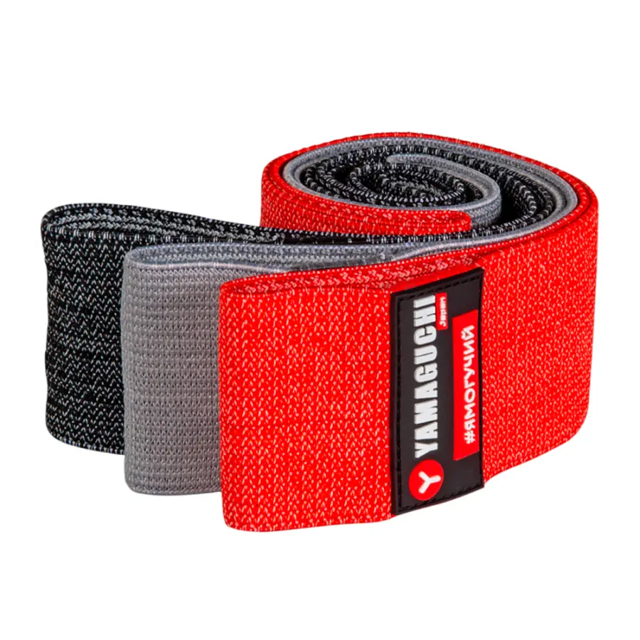 Набор из 3-х тканевых фитнес резинок YAMAGUCHI Loop Band